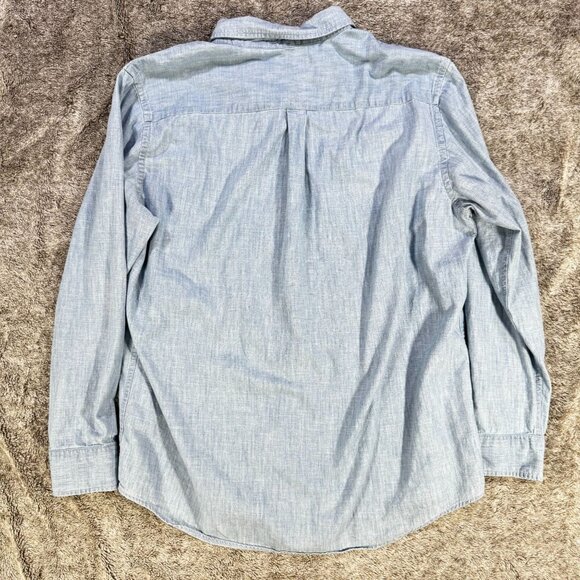 Chap's By Ralph Lauren Men's Button Down Long Sleeve Denim Shirt Sz L - Picture 7 of 7